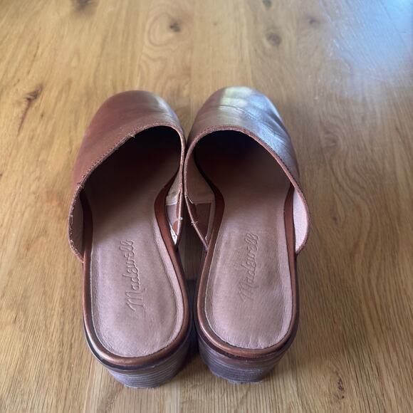 Madewell The Mindy Lugsole Leather Mule in "Dried Maple" Size 7.5 - Picture 6 of 9